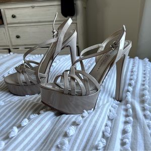 Chinese laundry teaser 2 platform - size 7.5 worn once for pageant